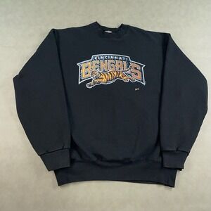Vintage 1997 Cincinnati Bengals NFL Crewneck Pullover Sweatshirt Pro Player XL